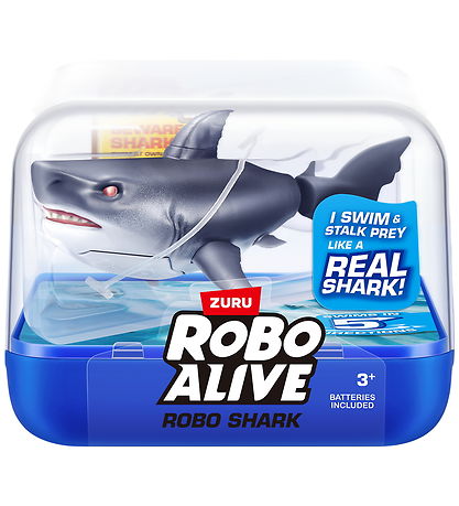 Robo Alive Badelegetøj - Robo Shark - Sort