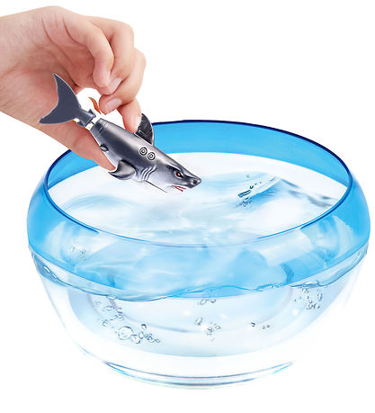 Robo Alive Badelegetøj - Robo Shark - Grå