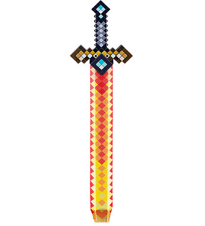 X-SHOT Sværd - Pixel - Rød/ Gul