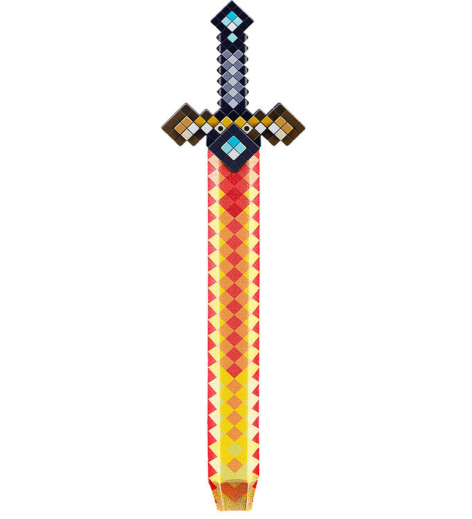 X-SHOT Sværd - Pixel - Rød/ Gul