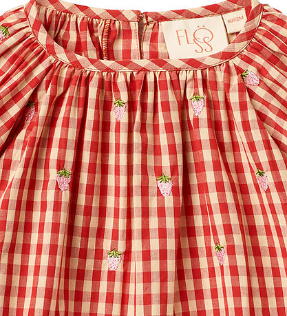 Flöss Kjole - Molly - Red/Pink Berry Gingham
