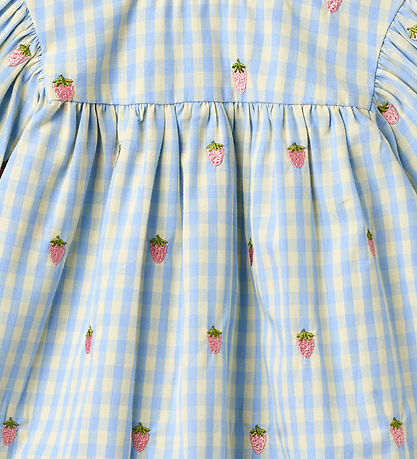 Flöss Kjole - Mille - Sky Berry Gingham