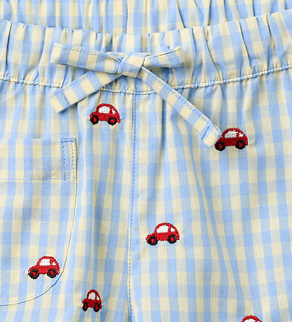 Flöss Shorts - Albert - Blue Gingham