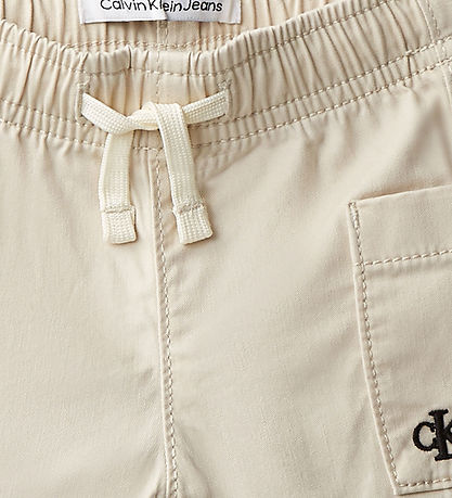 Calvin Klein Shorts - Twill - Oatmeal