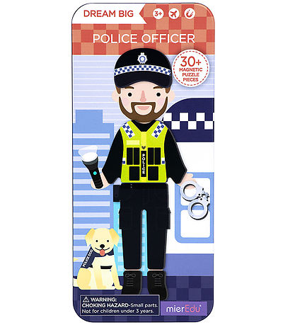 mierEdu Magnetisk rejsesæt - Politibetjent