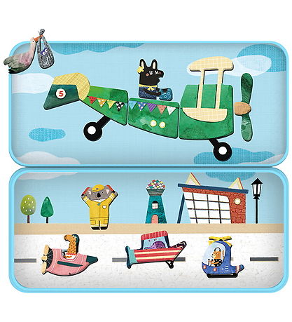 mierEdu Magnetisk rejsesæt - Flyvemaskiner