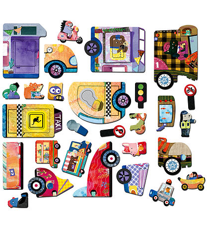 mierEdu Magnetisk rejsesæt - Biler