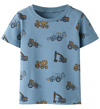 Name It T-shirt - NmmFinnian - Spring Lake/Machines