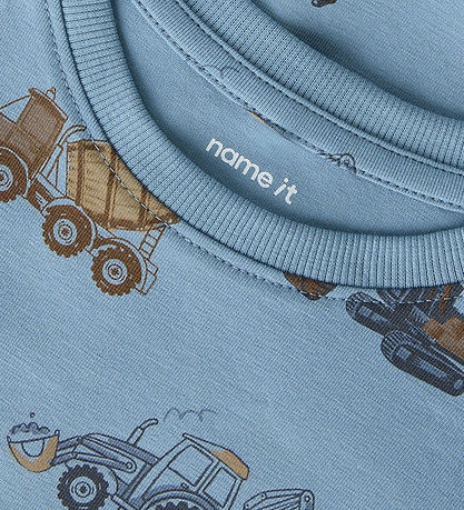 Name It T-shirt - NmmFinnian - Spring Lake/Machines