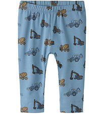 Name It Leggings - NbmFinnian - Spring Lake/Machines