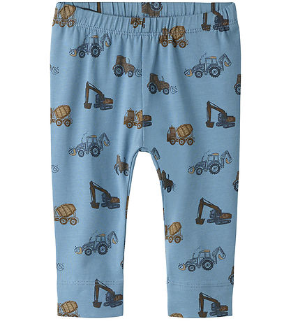 Name It Leggings - NbmFinnian - Spring Lake/Machines