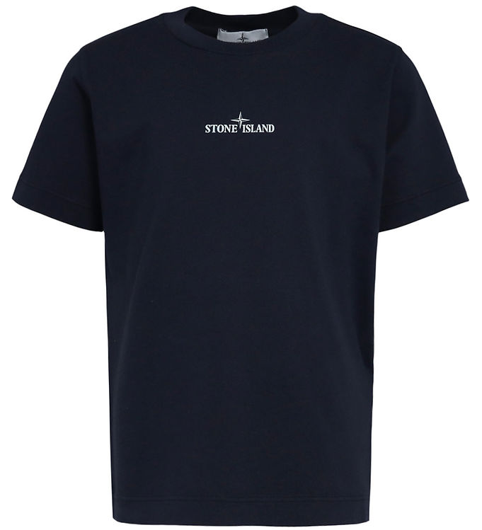 Stone Island T-shirt - Navy Blue m. Print