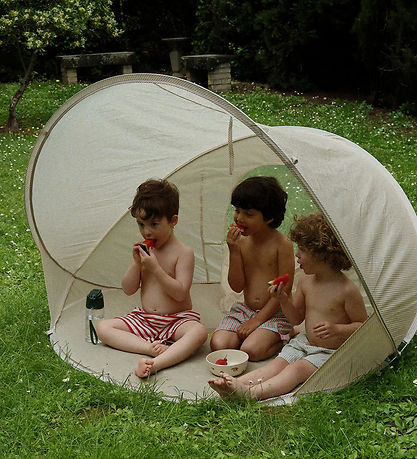 Konges Sløjd Pop-Op Telt - UV50+ - Tea Stripe