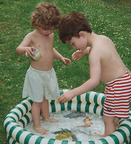 Konges Sløjd Badebassin - 90 x 20 cm - Green Stripe