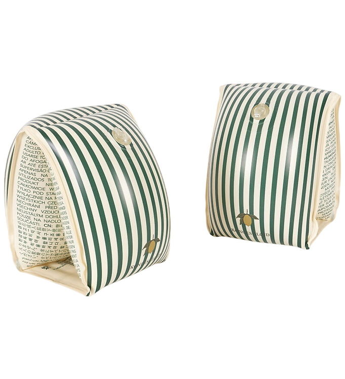 Konges Sløjd Badevinger - 11-19 kg - Green Stripe