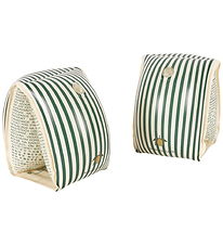 Konges Sløjd Badevinger - 19-30 kg - Green Stripe