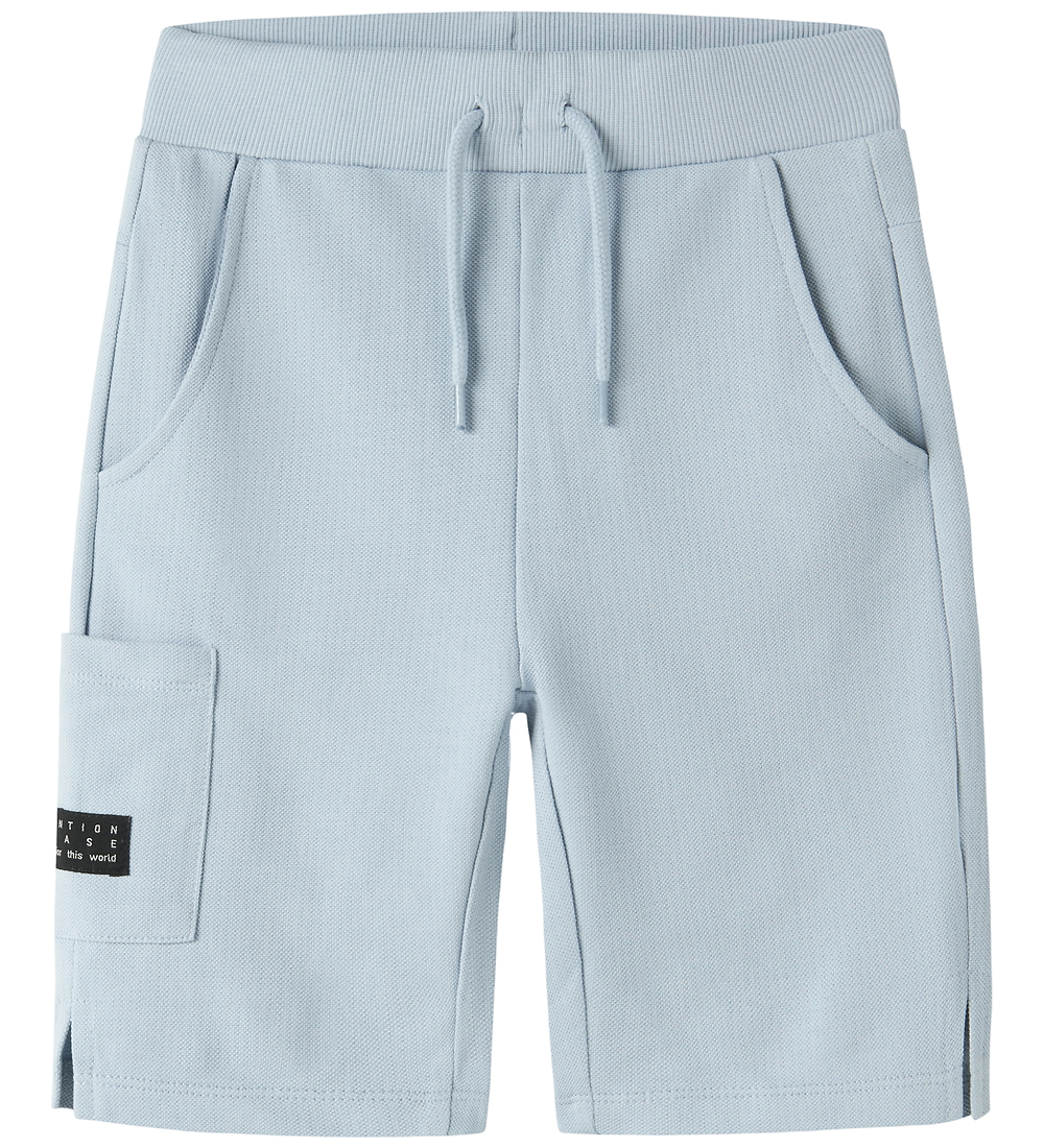 Name It Shorts - Piqué - NkmVivasse - Blue Nebel - Name It - 7 Jahre (122) - Shorts