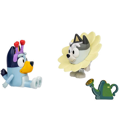 Bluey Figurer - 2-pak - Spring Time Vive Le Printemps