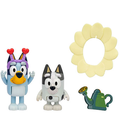 Bluey Figurer - 2-pak - Spring Time Vive Le Printemps