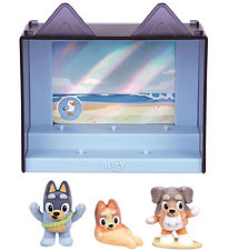 Bluey Figurer - 3-pak - Fuzzies - The Beach