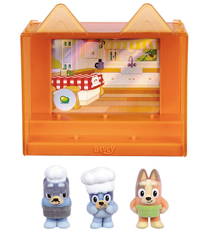 Bluey Figurer - 3-pak - Fuzzies - Pavlova