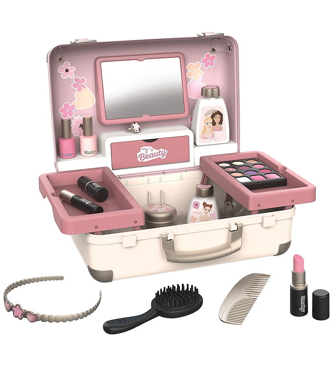 Smoby My Beauty Kosmetikkuffert med 13 Tilbehørsdele - 3+år