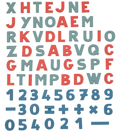 Smoby Magnetlegetøj - 72 stk - Magnetic Letters & Numbers