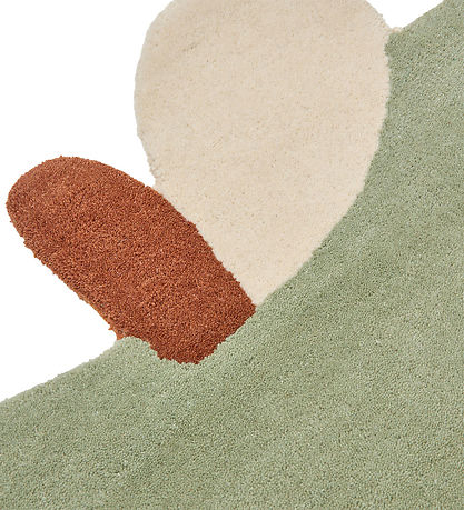 Ferm Living Tæppe - Apple Tufted Rug - Tea Green