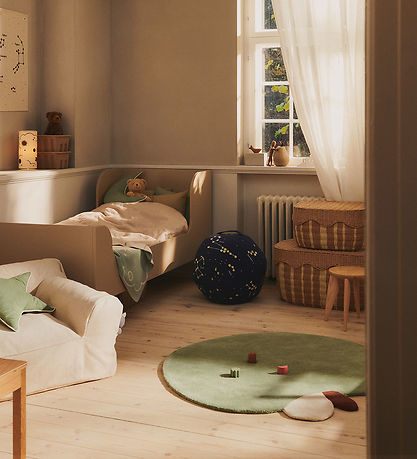 Ferm Living Tæppe - Apple Tufted Rug - Tea Green