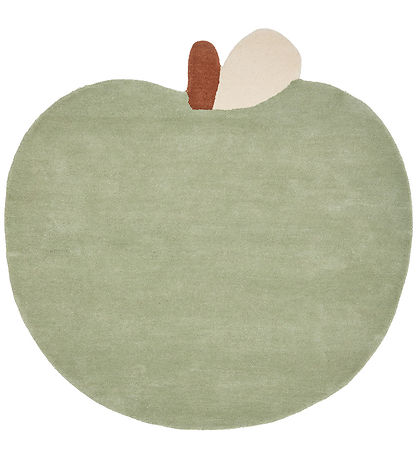 Ferm Living Tæppe - Apple Tufted Rug - Tea Green