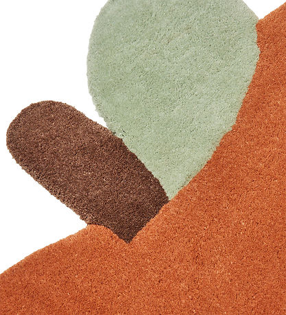 Ferm Living Tæppe - Apple Tufted Rug - Brown Clay