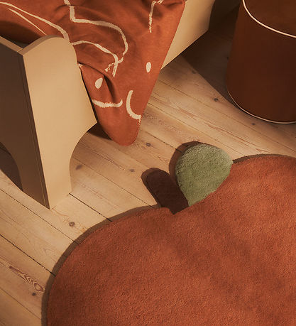 Ferm Living Tæppe - Apple Tufted Rug - Brown Clay