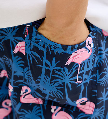 Jack & Jones Badeshorts - JpstMaui - AOP - Navy Blazer