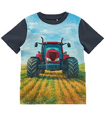 Minymo T-shirt - Blue Nights m. Traktor