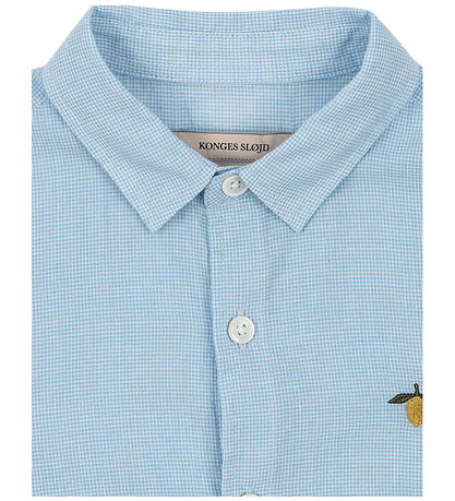 Konges Sløjd Skjorte K/Æ - Fran - Blue Check
