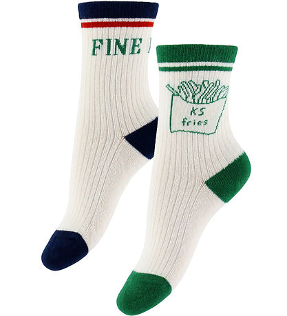 Konges Sløjd Strømper - 2-Pak - Rib - Fine Dining