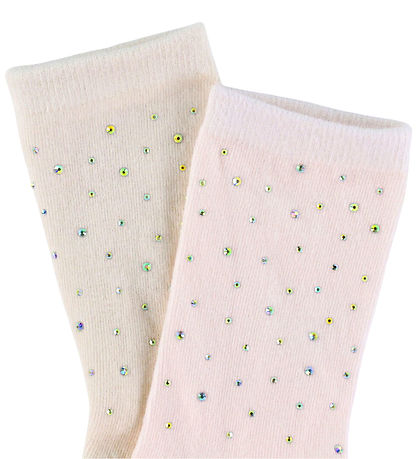 Konges Sløjd Strømper - 2-Pak - Sequin - Creole Pink