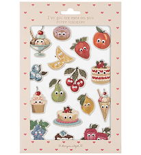 Konges Sløjd Klistermærker - Puffy - 16 Stk - Fruity