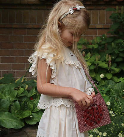 Konges Sløjd Skuldertaske - Perler - Ladybug