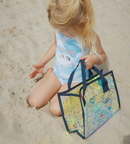 Konges Sløjd Strandtaske - 32x22 cm - Navy Dot