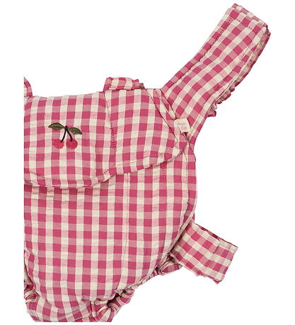 Konges Sløjd Dukketilbehør - Dukkebæresele - Bubblegum Check