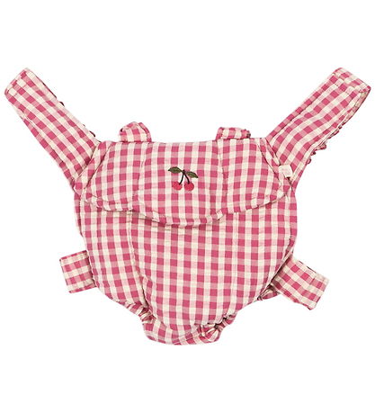 Konges Sløjd Dukketilbehør - Dukkebæresele - Bubblegum Check