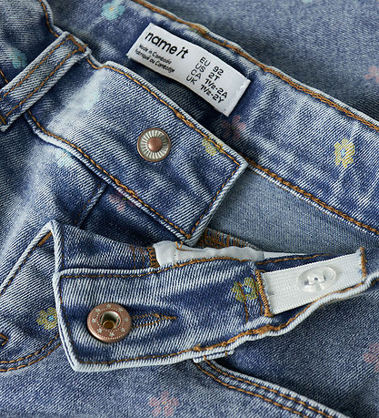 Name It Jeans - Noos - NmfBella - Medium Blue Denim/Flower