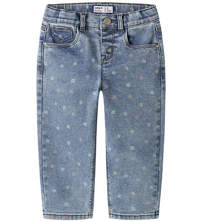 Name It Jeans - Noos - NmfBella - Medium Blue Denim/Flower