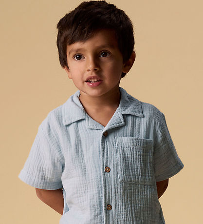 Lil Atelier Skjorte - NmmFulina - Zen Blue