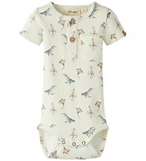 Lil Atelier Body k/æ - Rib - NbmLavo - Coconut Milk/SEA ANIMALS
