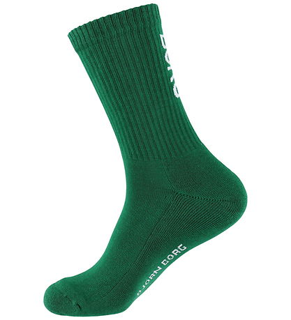 Björn Borg Strømper - 3-pak - Crew - Grøn/Sort/Hvid