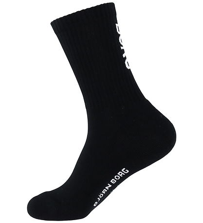 Björn Borg Strømper - 3-pak - Crew - Grøn/Sort/Hvid