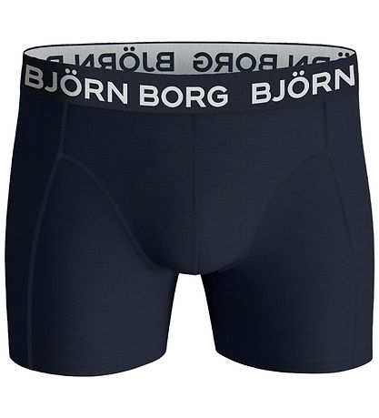 Björn Borg Boxershorts - 3-pak - Stretch - Blå/Hvid
