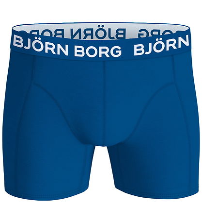 Björn Borg Boxershorts - 3-pak - Stretch - Blå/Hvid
